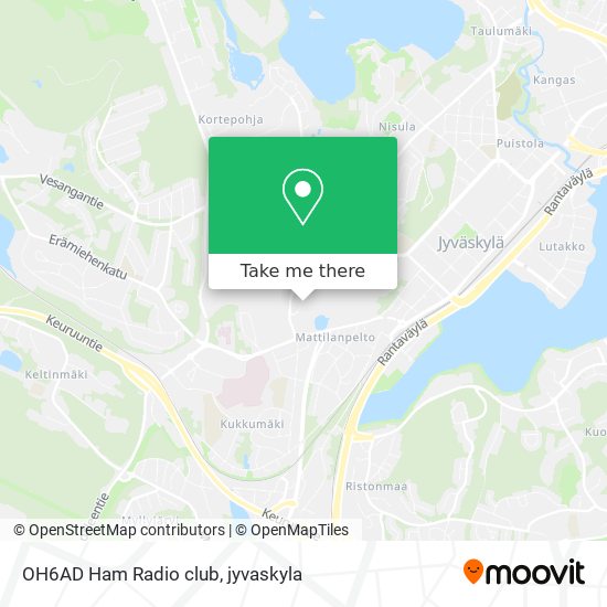 OH6AD Ham Radio club map