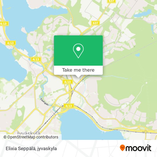 Elixia Seppälä map