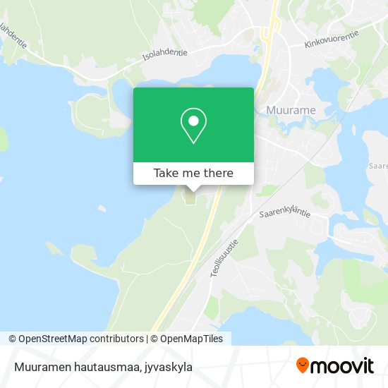 Muuramen hautausmaa map