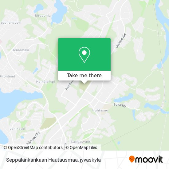 Seppälänkankaan Hautausmaa map