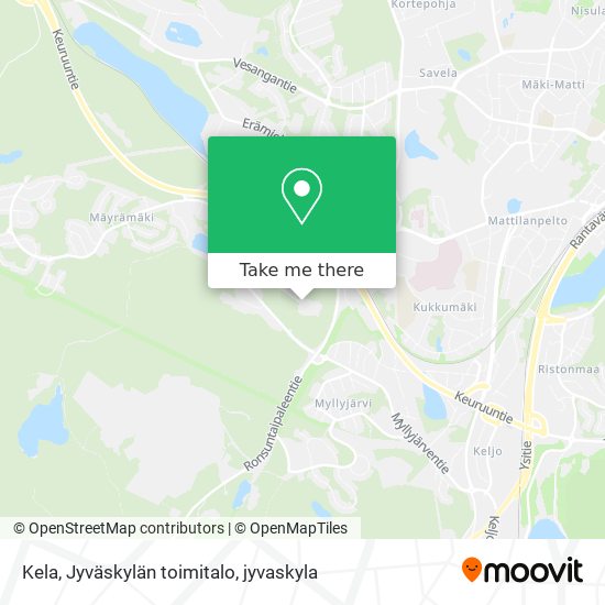Kela, Jyväskylän toimitalo map