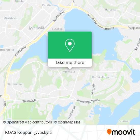 KOAS Koppari map