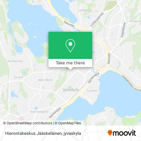 Hierontakeskus Jääskeläinen map