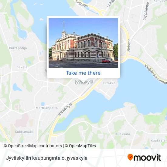 Jyväskylän kaupungintalo map