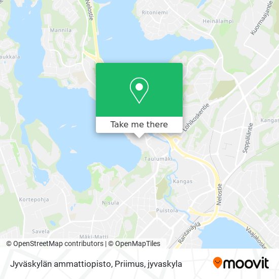 Jyväskylän ammattiopisto, Priimus map