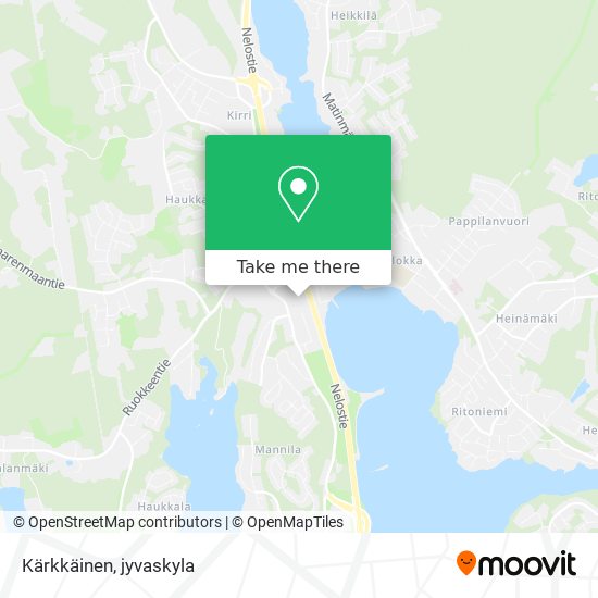 How to get to Kärkkäinen in Jyväskylän Mlk by Bus?