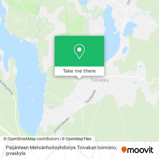 Päijänteen Metsänhoitoyhdistys Toivakan toimisto map