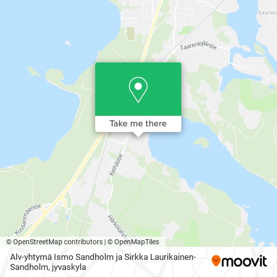 Alv-yhtymä Ismo Sandholm ja Sirkka Laurikainen-Sandholm map