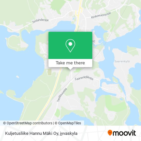 Kuljetusliike Hannu Mäki Oy map