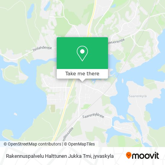 Rakennuspalvelu Halttunen Jukka Tmi map