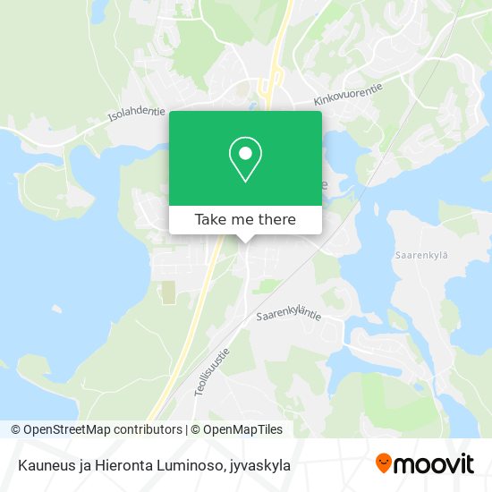 Kauneus ja Hieronta Luminoso map