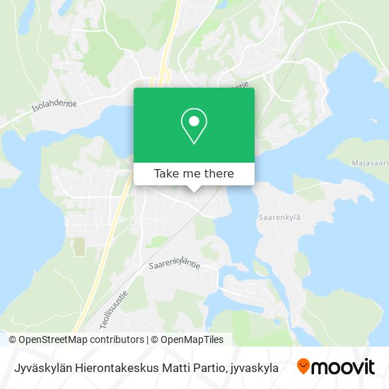 Jyväskylän Hierontakeskus Matti Partio map