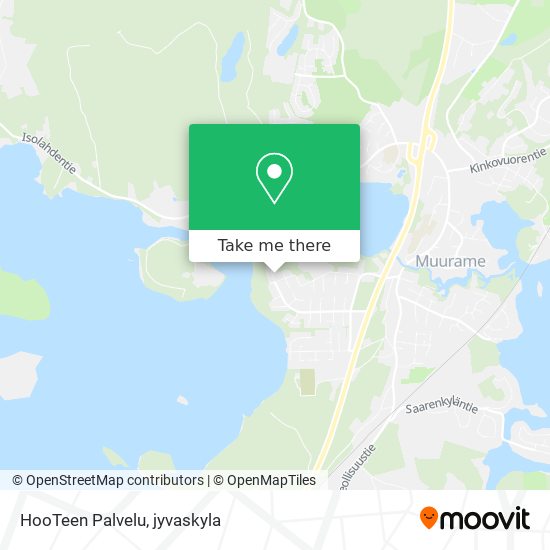 HooTeen Palvelu map
