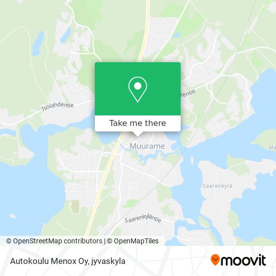 Autokoulu Menox Oy map