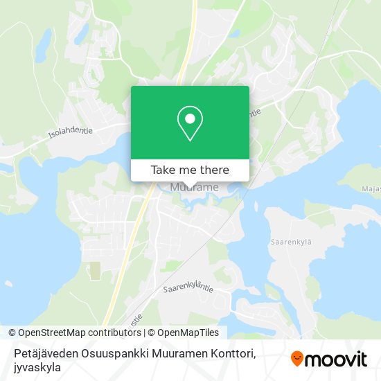 Petäjäveden Osuuspankki Muuramen Konttori map