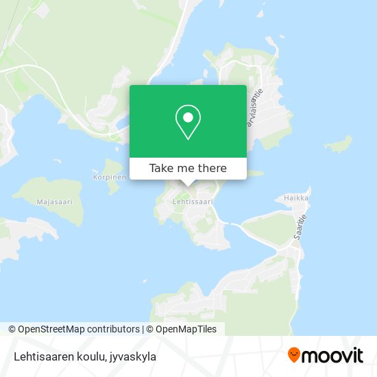 Lehtisaaren koulu map