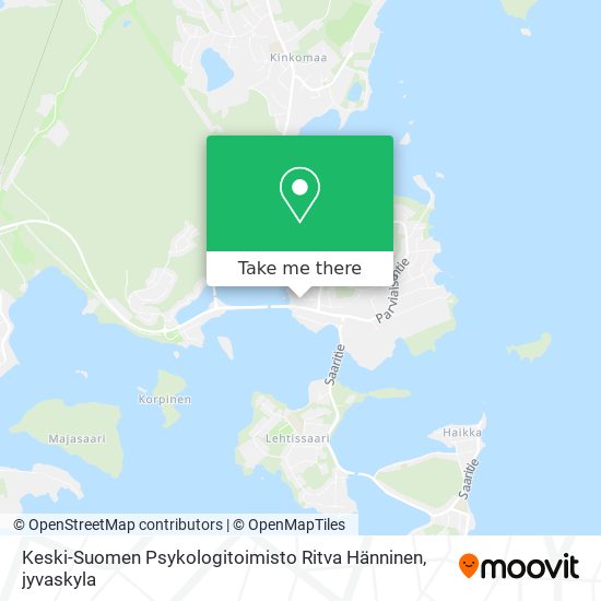 Keski-Suomen Psykologitoimisto Ritva Hänninen map