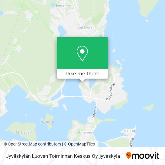 Jyväskylän Luovan Toiminnan Keskus Oy map