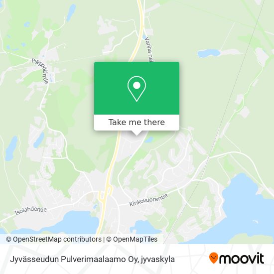 Jyvässeudun Pulverimaalaamo Oy map