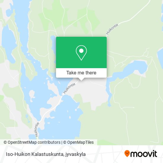 Iso-Huikon Kalastuskunta map