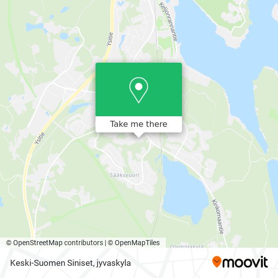 Keski-Suomen Siniset map