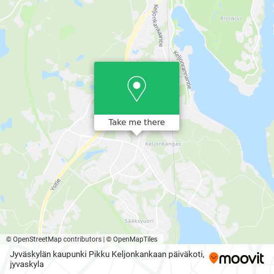 Jyväskylän kaupunki Pikku Keljonkankaan päiväkoti map
