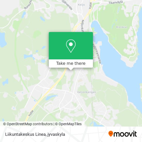 Liikuntakeskus Linea map