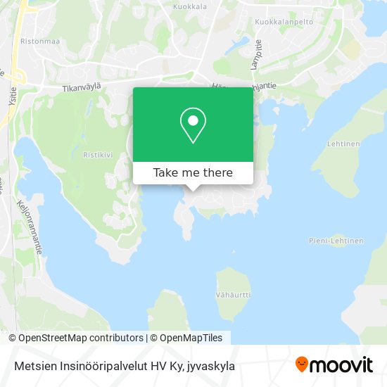 Metsien Insinööripalvelut HV Ky map