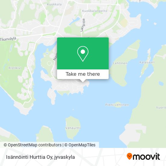 Isännöinti Hurttia Oy map