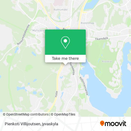 Pienkoti Villijoutsen map