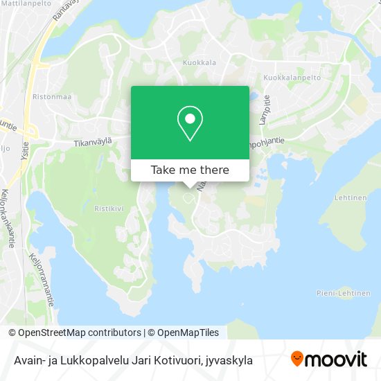Avain- ja Lukkopalvelu Jari Kotivuori map