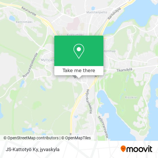 JS-Kattotyö Ky map