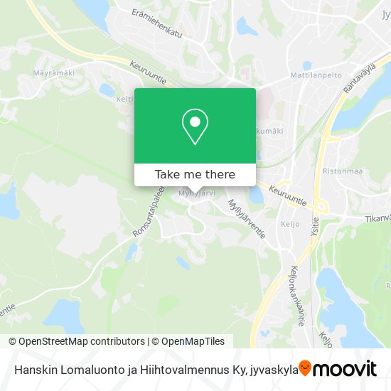 Hanskin Lomaluonto ja Hiihtovalmennus Ky map