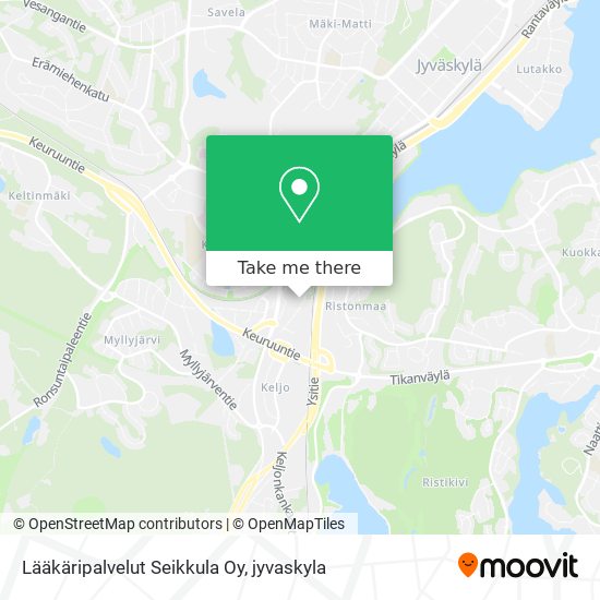 Lääkäripalvelut Seikkula Oy map