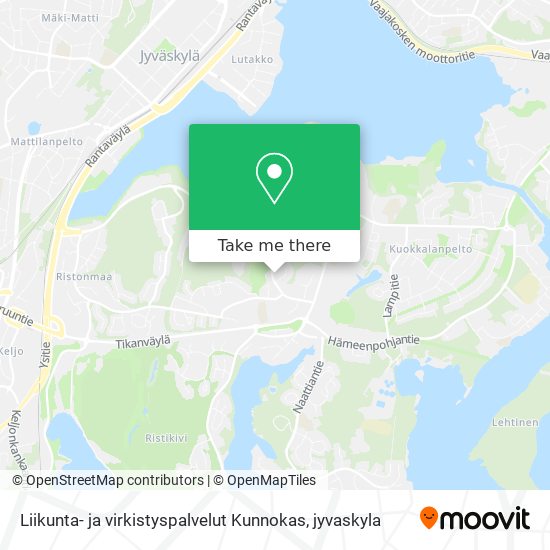 Liikunta- ja virkistyspalvelut Kunnokas map