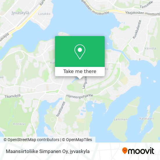 Maansiirtoliike Simpanen Oy map