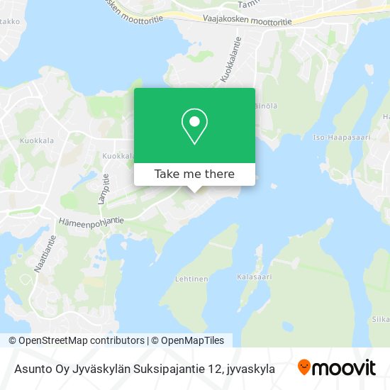 Asunto Oy Jyväskylän Suksipajantie 12 map