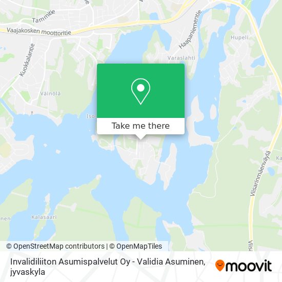 Invalidiliiton Asumispalvelut Oy - Validia Asuminen map