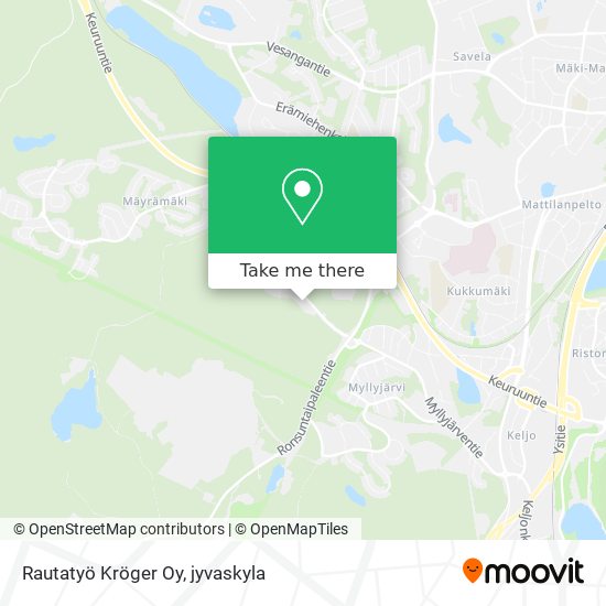 Rautatyö Kröger Oy map