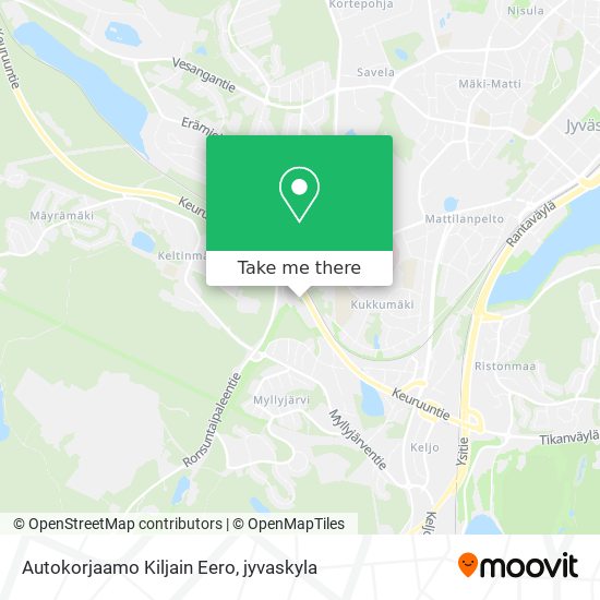 Autokorjaamo Kiljain Eero map