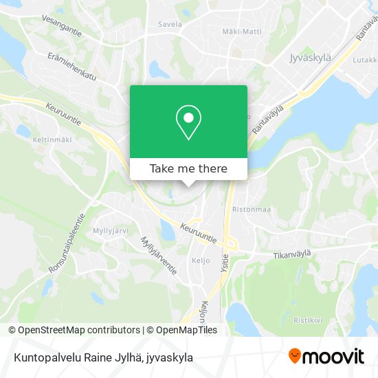 Kuntopalvelu Raine Jylhä map