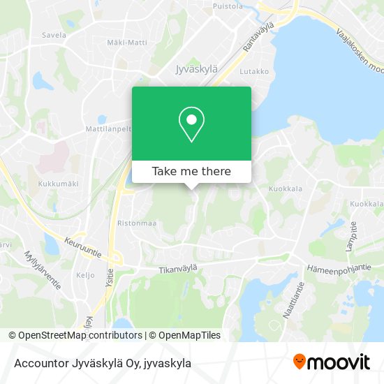 Accountor Jyväskylä Oy map