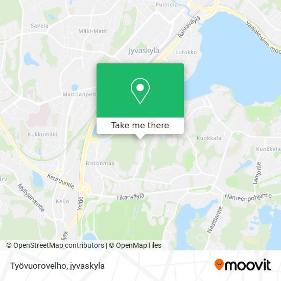 Työvuorovelho map