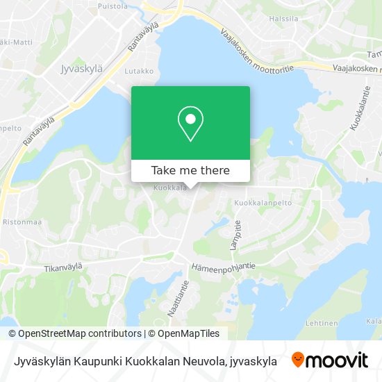 Jyväskylän Kaupunki Kuokkalan Neuvola map