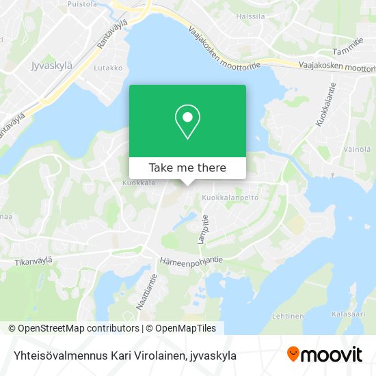 Yhteisövalmennus Kari Virolainen map