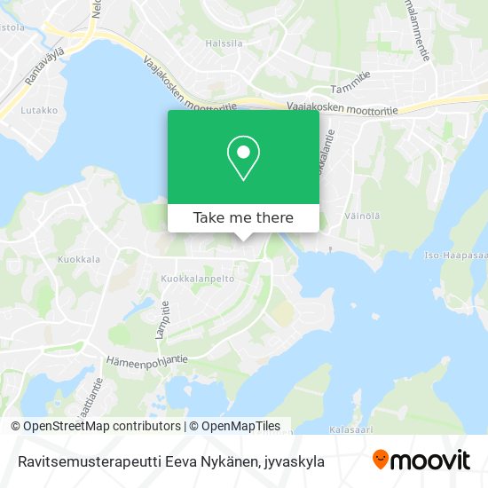 Ravitsemusterapeutti Eeva Nykänen map