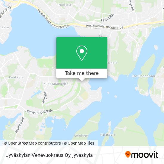Jyväskylän Venevuokraus Oy map