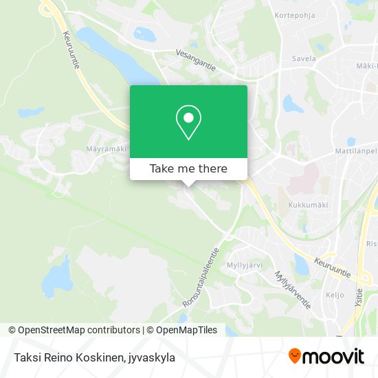 Taksi Reino Koskinen map