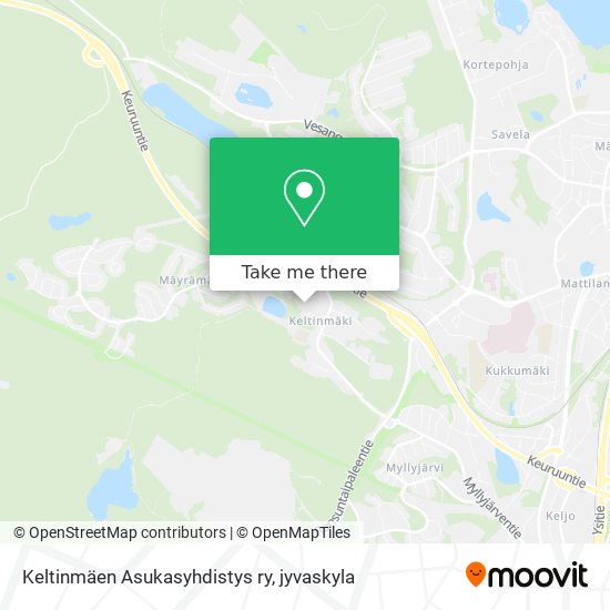 Keltinmäen Asukasyhdistys ry map