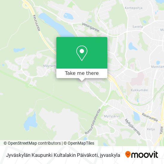 Jyväskylän Kaupunki Kultalakin Päiväkoti map